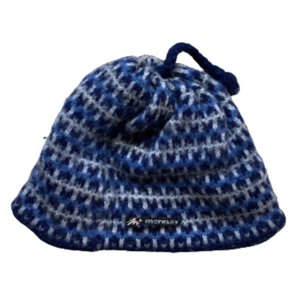 3/$10, Merkley Headgear Blue Wool Toque (Small)